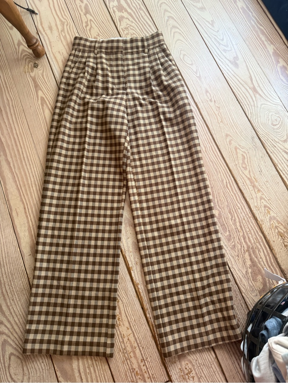 Wilfred gingham pants size 0